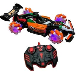 Формула-трюкач на радиоуправлении, музыка, дым, дрифт, W300-11