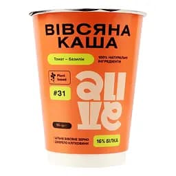 Каша миттєвого приготування Alive вівсяна томат базилік 60 г