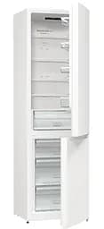 Холодильник з нижньою морозильною камерою Gorenje NRK6201EW4 200х60х60см 2 двері 235 (96) л А+ Total NF Зона свіжості білий - мініатюра 2