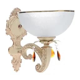 Бра Brille BKL-176W/1 спрямованого світла настінне накладне бароко White BG