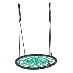 Садова гойдалка-гніздо Outtec XXL зелено-чорна