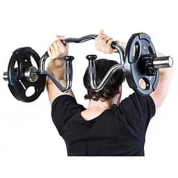 Гриф олімпійський Bi-Tri-Trap York Fitness 86см (50мм) з гумовими рукоятками - мініатюра 6