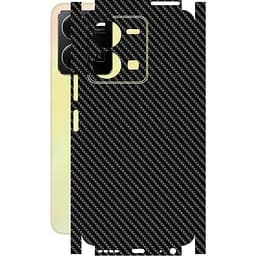 Защитная пленка StatusSKIN для Vivo Y35 Корпус Винил Карбон черный