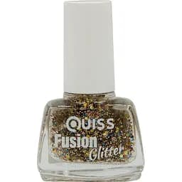 Лак для ногтей Quiss Fusion Glitter тон 02, 6 г