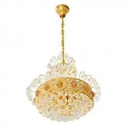 Люстра подвесная Brille хрустальная E14 40W G (BCL-213S/10)