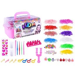 Набор бисера для изготовления креативных аксессуаров Bambi 16204(Pink)