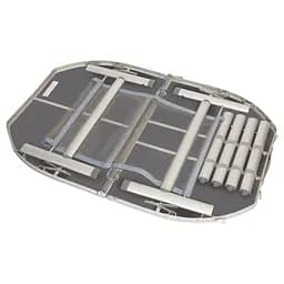 Складний стіл Bo-Camp Case Model Oval 120x80 cm Grey (1404415) - мініатюра 2
