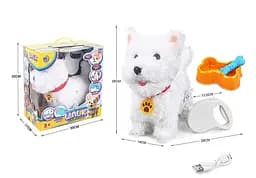 Любимец "Песик" поет песни, реагирует на ощупь, повторяет слова, ходит, издает звуки, облизывает, виляет хвостом 55G-13