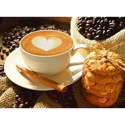 Картини за номерами Алмазна мозаїка зі стразами на підрамнику, c принт. рамою, Улюблений кави 40*50 см