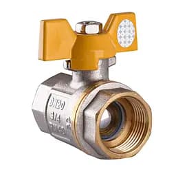 Кран кульовий прямий Solomon 3/4″ ВВЖБ PN40 B1007 - мініатюра 3