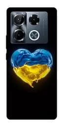 Чехол Demsky Сердце Украины для Infinix Note 40 Pro 4G