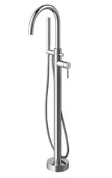 Смеситель для ванны Kohlman Roxin хром напольный QF1165R Хром