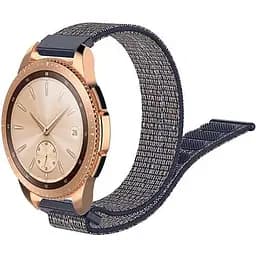 Ремінець BeWatch 20 мм нейлоновий липучка для Samsung Galaxy Watch 42 мм Navy (1011398)