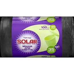 Мішки для сміття Solar 35 л 100 шт.