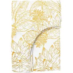 Простирадло Cosas на резинці 100х200 tropical leaves, жовтий (PetalsYellow_100x200x20)