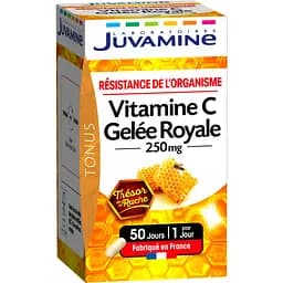 Натуральная добавка Juvamine Сила организма Витамин C + маточное молочко Сила организма 50 капсул
