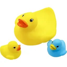 Набір іграшок для купання Bibi Toys Качка з каченятами 3 шт. (761032BT)