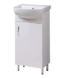 Тумба Kraft Прима T1 права + раковина Cersanit Артеко 40 см 30412