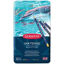 Чернильные карандаши Inktense 12 цветов Derwent