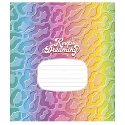 Зошит учнівський "Crazy rainbow" 024-3217L-1 в лінію, 24 аркуша