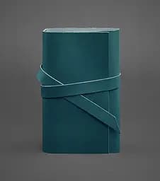 Шкіряний блокнот (Софт-бук) 1.0 Зелений Краст