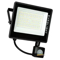 Прожектор світлодіодний Evrolight FM-01D-50 з датчиком руху 50 W 6400 К (57051) - мініатюра 2