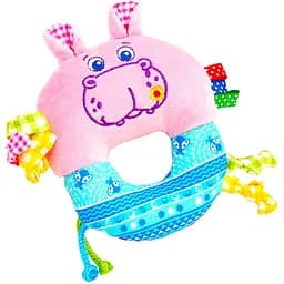 Погремушка-кольцо Масік Зоо Бегемот Добряк (МС 010203-01)