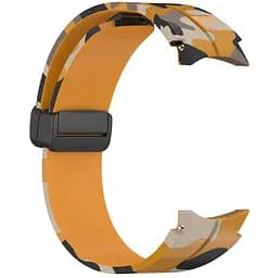 Ремінець для Samsung Galaxy Watch 5 44mm - жовто-чорний ширина кріплення 20мм силікон Watchbands Cls-color (W30-6WB91937766) - мініатюра 2