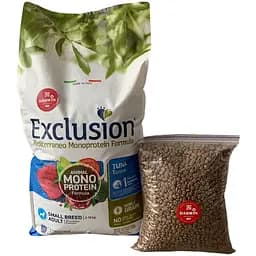 Корм Exclusion Adult Tuna Small Breed для дорослих собак малих порід з тунцем 1кг (на вагу)