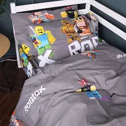 Наволочка MirSon Kids Time Roblox game gray бязь 40х40 см (2200011552514)