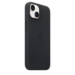Чохол Leather Case with MagSafe для Apple iPhone 14 Midnight AAA [76980] - мініатюра 2