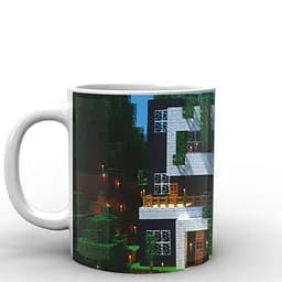 Кухоль GeekLand Minecraft Майнкрафт будинок MС.02.025.686 330 мл синій