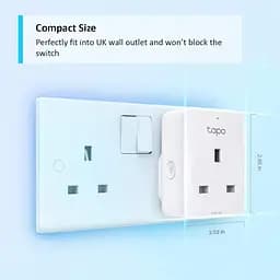 Tapo Wi-Fi Smart Plug, віддалене керування пристроями через програму, просте та швидке налаштування - мініатюра 2