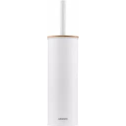 Щітка для унітаза Ardesto Minimalism з підставкою біла (ARHB3503WB) - мініатюра 3
