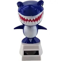 Игрушка на солнечной батарее Веселая Акула Flip Flap 10.5х6х6 см синяя