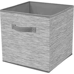 Кошик Idea Home NP-104L Grey 30x30x30 см сірий (NP-104L квад. ткан. Grey)