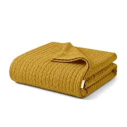 Плед-покривало Cosas Knitted Braid Summer косичка 75х95 см (Blanket_23Summer_KnittedBraid_75x95)