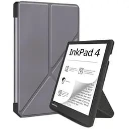Обложка Ultra Slim Origami BeCover для PocketBook 743G InkPad 4/InkPad Color 2/InkPad Color 3 (7.8") Gray (713087)