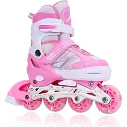 Детские роликовые коньки FYHART с подсветкой