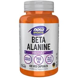 Аминокислота Now Sports Beta-Alanine 750 мг 120 вегакапсул