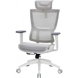 Офісне крісло OfficePro Elegant OC660-W-LG-LG White/Light Gray [148667] - мініатюра 2
