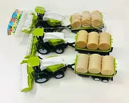 Комбайн 669-56 инерционный с прицепом, в пакете (6990488090768) Микс