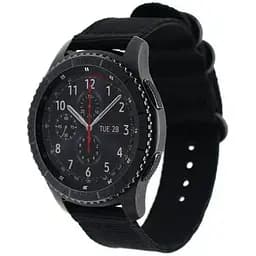 Нейлоновий ремінець Primo Traveller для годинника Samsung Gear S3 Classic SM-R770/Frontier RM-760 Black