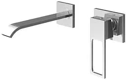 Змішувач для умивальника Kohlman Nexen-S chrome + BOX прихованого монтажу SQW183U Хром