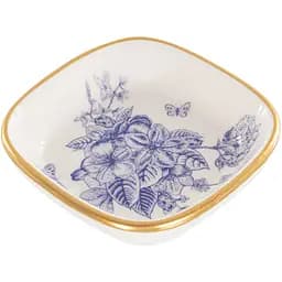 Салатник Alba ceramics Butterfly 10 см белый с голубым (769-003)
