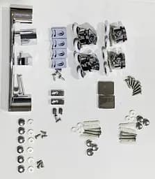 Двері в нішу Mixxus Premium Diverse SD01-120x185-TR хром прозоре скло 5 мм MI6873, універсальні, прозорий, хром - мініатюра 2