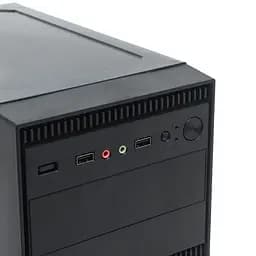 Корпус Casecom GN-1718 450W-120 мм USB 3.0 mATX, Black (GN-1718-450) - мініатюра 4