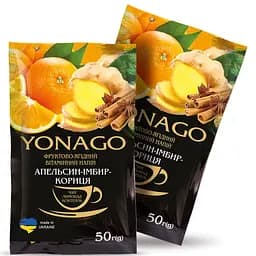 Напій вітамінний концентрований YONAGO Апельсин-Імбир-Кориця 50 г