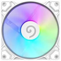 Вентилятор 120 мм GameMax FN12A-S5-W білий 120х120х25 мм ARGB підсвічування 800-1600 об/хв до 30 дБ 4-pin (PWM, 50 см)