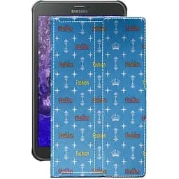 Чехол StatusCASE из экокожи для планшета Samsung Galaxy Tab Active 8.0 (T365) Фэшн голубой
